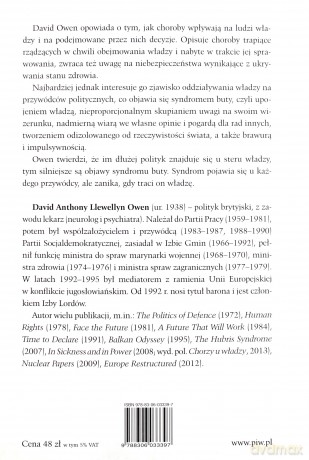 Chorzy u władzy. Sekrety przywódców politycznych ostatnich stu lat - Owen David [KSIĄŻKA]