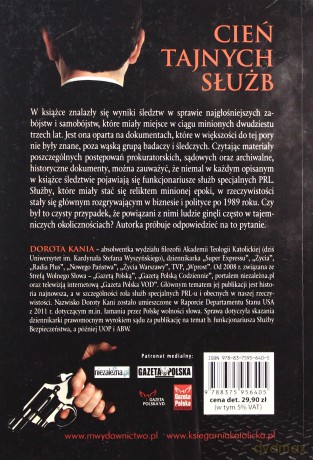 Cień tajnych służb. Polityczne zabójstwa. Niewyjaśnione samobójstwa. Niepublikowane dokumenty. Nieznane archiwa - Kania Dorota [KSIĄŻKA]