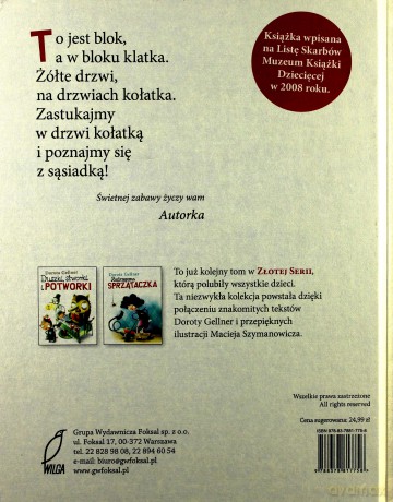 Czekoladki dla sąsiadki - Gellner Dorota [KSIĄŻKA]