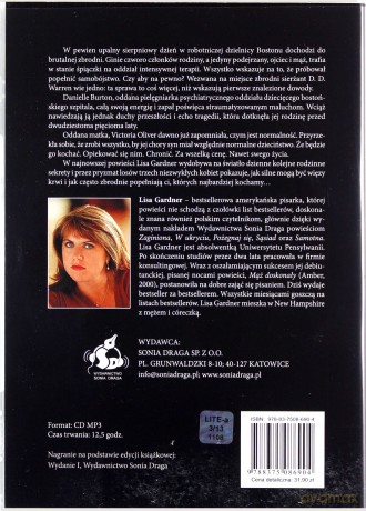 Dziecięce koszmary - Lisa Gardner [AUDIOBOOK] [CD]