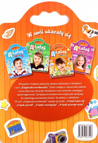 Książeczka torebeczka. 4-latek rozwiązuje [KSIĄŻKA]