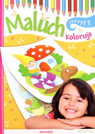 Maluch koloruje zeszyt 1 [KSIĄŻKA]