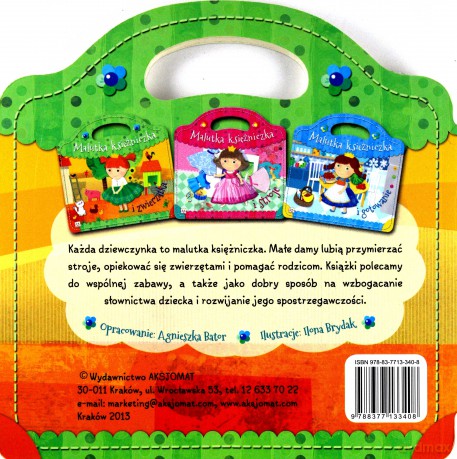 Malutka księżniczka i zwierzątka [KSIĄŻKA]