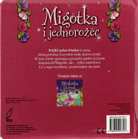 Migotka i jednorożec. Bajki pełne blasku [KSIĄŻKA]