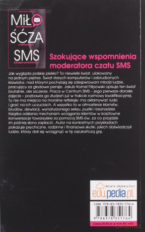 Miłość za sms, czyli cała prawda o erotycznym biznesie komórkowym - Filipowski Jakub Kornel [KSIĄŻKA]