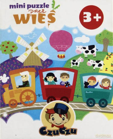 MINI PUZZLE. Przez wieś [KSIĄŻKA]