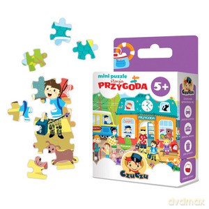 MINI PUZZLE. Stacja przygoda [KSIĄŻKA]