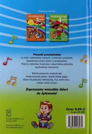 Piosenki przedszkolaka - Różni autorzy [KSIĄŻKA]