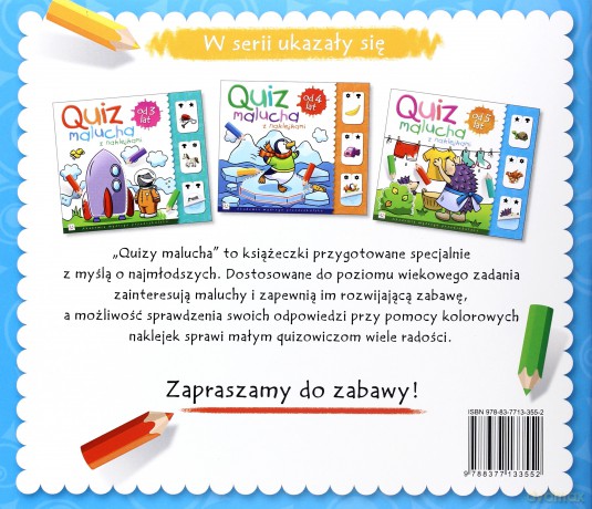 Quiz malucha od 5 lat [KSIĄŻKA]