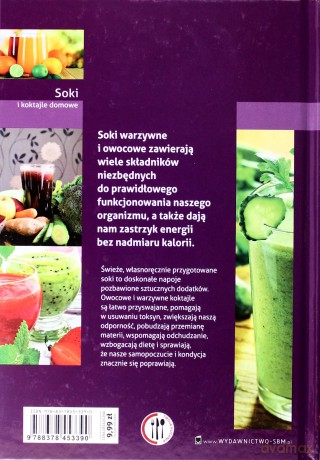 Soki i koktajle domowe - Krawczyk Marta [KSIĄŻKA]