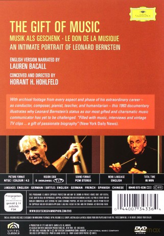 Leonard Bernstein: A Gift Of Music (Documentary) [DVD]