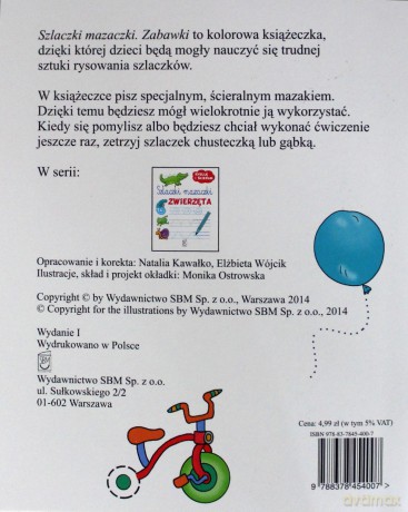 Szlaczki mazaczki. Zabawki [KSIĄŻKA]