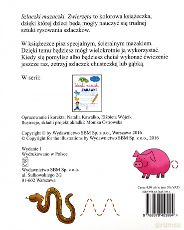Szlaczki mazaczki. Zwierzęta [KSIĄŻKA]