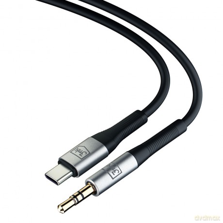 Kabel 3mk AUX Cable USB-C - Jack 3,5 mm