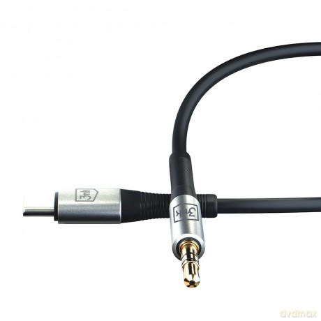 Kabel 3mk AUX Cable USB-C - Jack 3,5 mm