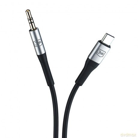 Kabel 3mk AUX Cable USB-C - Jack 3,5 mm