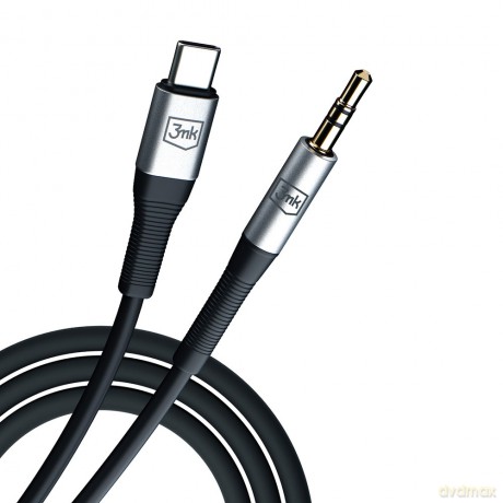 Kabel 3mk AUX Cable USB-C - Jack 3,5 mm