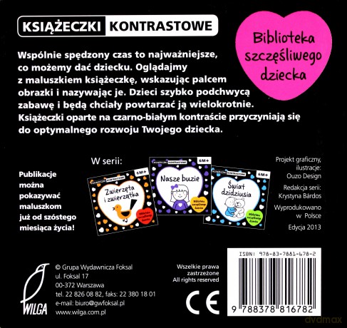 Świat wokół nas. Książeczki kontrastowe - Bárdos Krystyna [KSIĄŻKA]