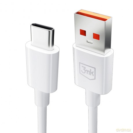 Kabel USB - 3mk Hyper Cable A to C 1.2m 5A