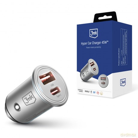 Ładowarka samochodowa 3mk Hyper Car Charger 45W USB-C