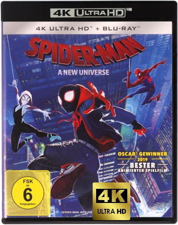 Spider-Man: Into the Spider-Verse (Spider-Man Uniwersum) [Blu-Ray 4K]+[Blu-Ray]