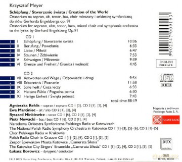 Chór Polskiego Radia w Craco Meyerze: Stworzenie świata [CD]