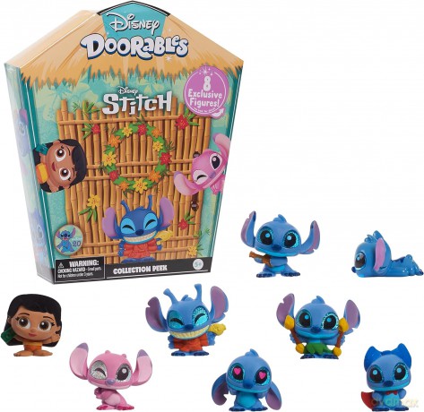 DOORABLES Stitch 8 figurek, figurka, 3.8 cm [FIGURKA]