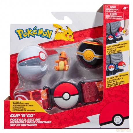 POKEMON Clip N Go Pas Charmander Seria 14, figurka [FIGURKA]