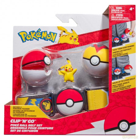 POKEMON Clip N Go Pas Pikachu Seria 14, figurka [FIGURKA]