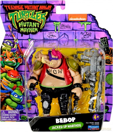 WOJOWNICZE ŻÓŁWIE NINJA Movie Mutatnt Mayhem Bebop podstawowa figurka akcji, figurka, 11 cm [FIGURKA]