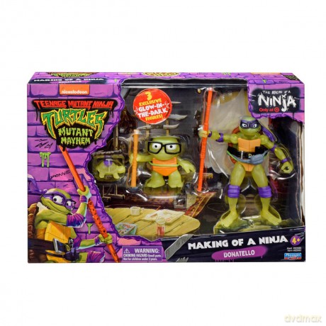 WOJOWNICZE ŻÓŁWIE NINJA Evolution Donatello 3 Pack, figurka [FIGURKA]