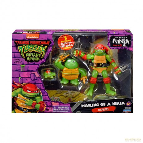 WOJOWNICZE ŻÓŁWIE NINJA Evolution Raphael 3 Pack, figurka [FIGURKA]