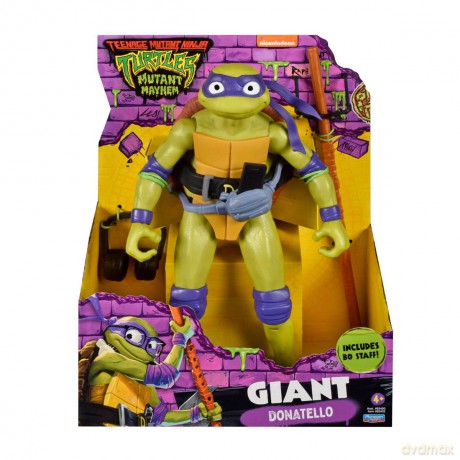 WOJOWNICZE ŻÓŁWIE NINJA Gigant Donatello, figurka, 30 cm [FIGURKA]