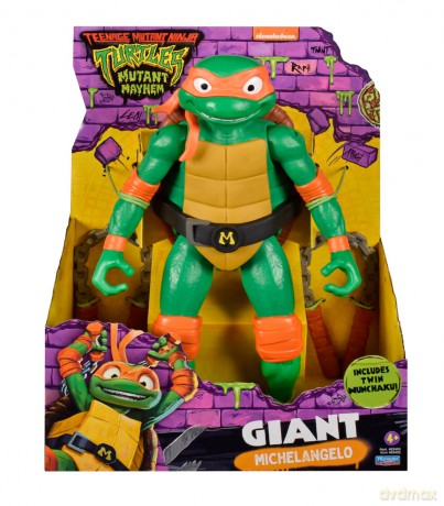 WOJOWNICZE ŻÓŁWIE NINJA Gigant Michelangelo, figurka, 30 cm [FIGURKA]