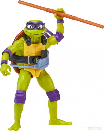 WOJOWNICZE ŻÓŁWIE NINJA Movie Mutatnt Mayhem Donatello podstawowa figurka akcji, figurka, 14 cm [FIGURKA]