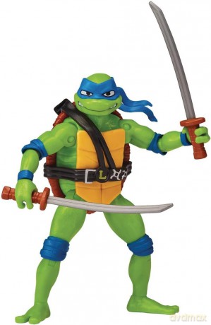 WOJOWNICZE ŻÓŁWIE NINJA Movie Mutatnt Mayhem Leonardo podstawowa figurka akcji, figurka, 14 cm [FIGURKA]