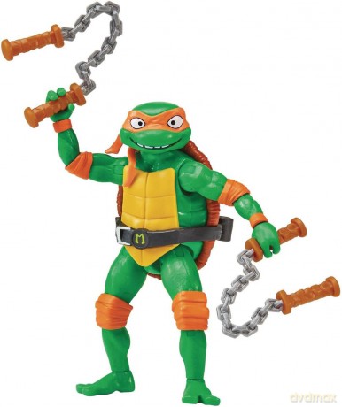 WOJOWNICZE ŻÓŁWIE NINJA Movie Mutatnt Mayhem Michelangelo podstawowa figurka akcji, figurka, 14 cm [FIGURKA]
