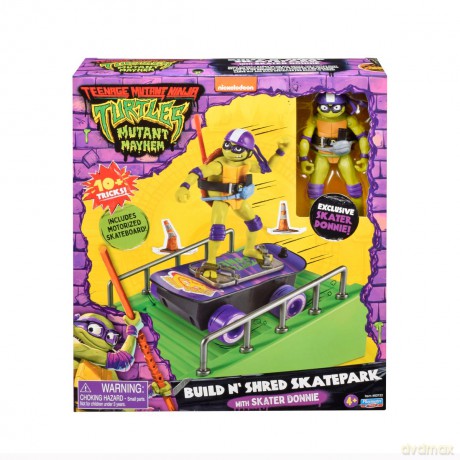 WOJOWNICZE ŻÓŁWIE NINJA Skatepark Donatello, figurka [FIGURKA]