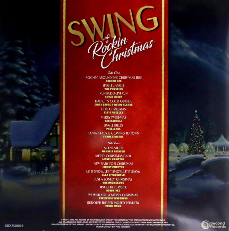 Swing Into A Rockin' Christmas (Color) [Winyl]