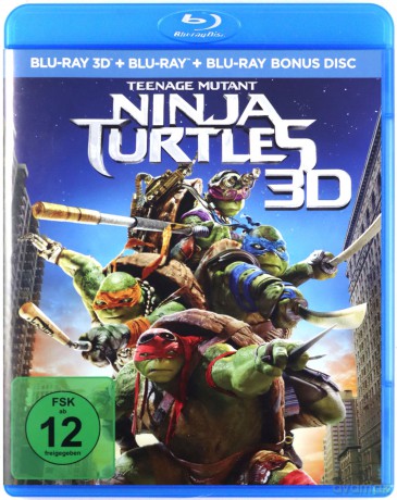 Teenage Mutant Ninja Turtles 3D Collector's Edition (Wojownicze żółwie ninja) [Blu-Ray 3D]+[Blu-Ray]