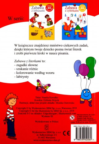 Zabawa z literkami (dodruk 2013) - Kawałko Natalia [KSIĄŻKA]