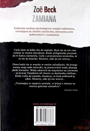 Zamiana - Beck Zoë [KSIĄŻKA]