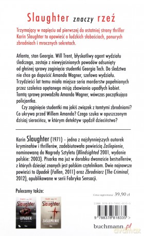Zbrodniarz - Slaughter Karin [KSIĄŻKA]
