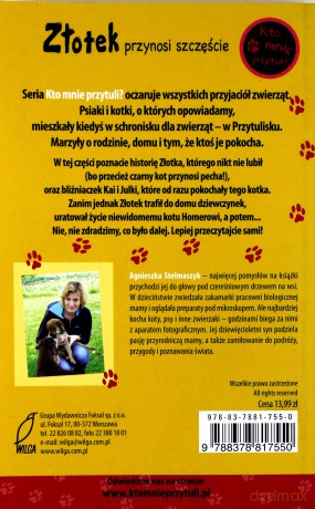 Złotek przynosi szczęście - Stelmaszyk Agnieszka [KSIĄŻKA]
