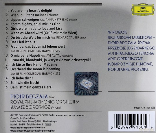Piotr Beczała: Twoim Jest Serce Me [CD]