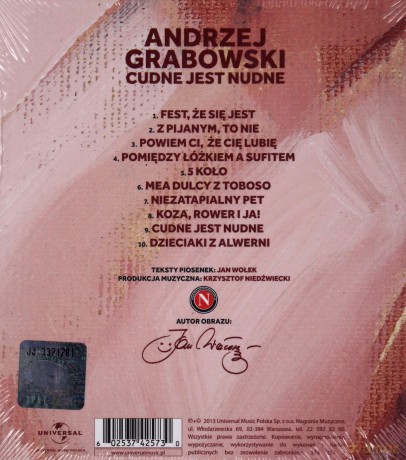 Andrzej Grabowski: Cudne Jest Nudne (digipack) [CD]