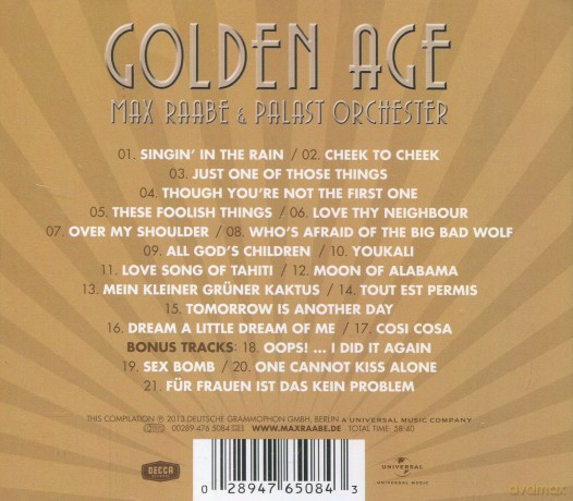 Max Raabe: Golden Age [CD]