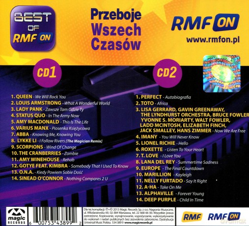 The Best Of RMF On (digipack) [2CD]