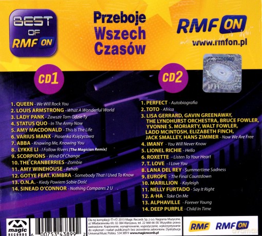 The Best Of RMF On (digipack) [2CD]