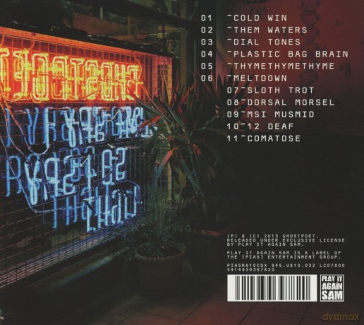 Ghostpoet: Some Say I So I Say Light (digipack) [CD]